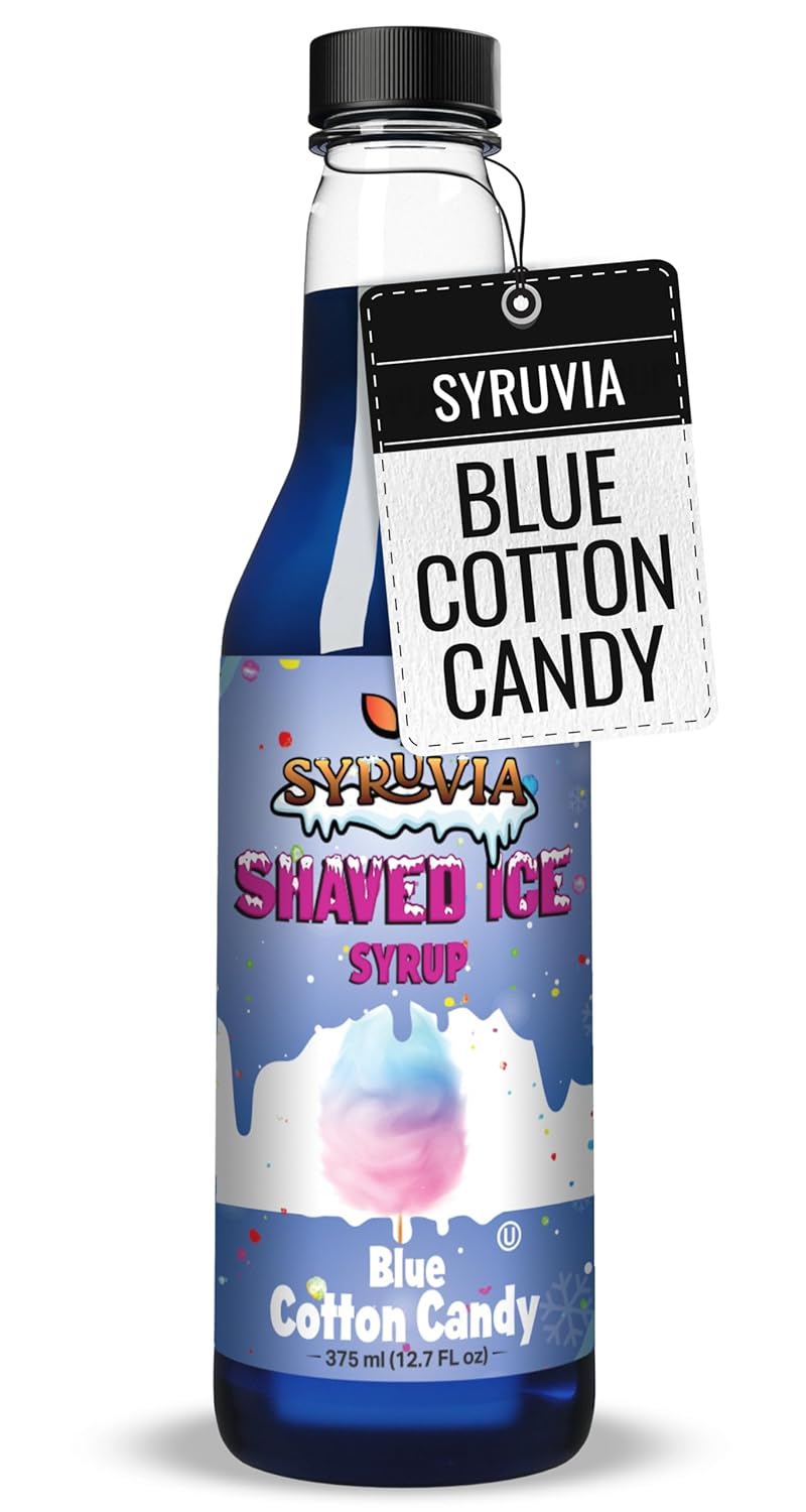 Shaved Ice Blue Cotton Candy Syrup