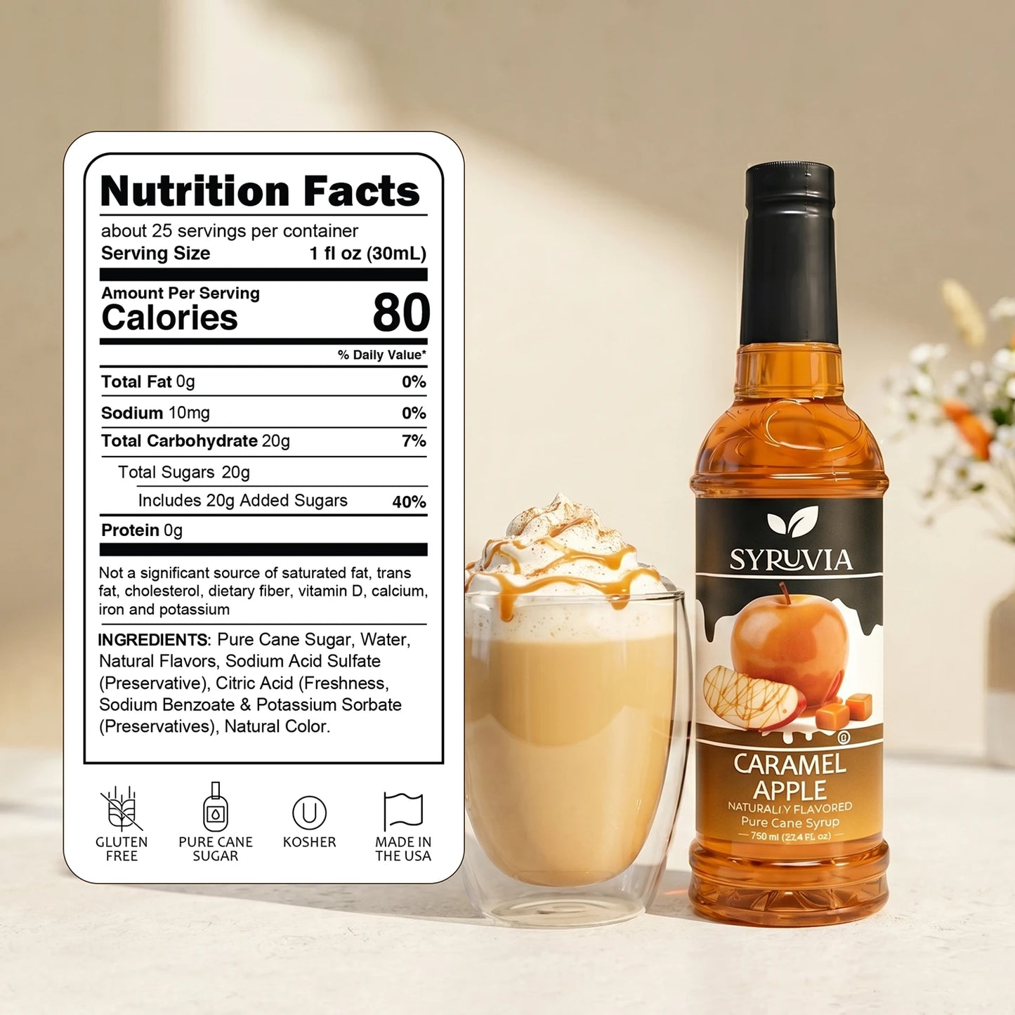 Caramel Apple Syrup Syruvia
