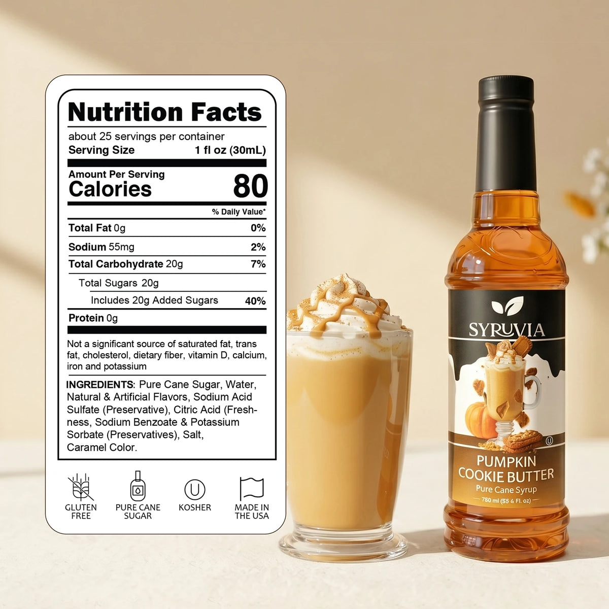 Pumpkin Cookie Butter Syrup Syruvia