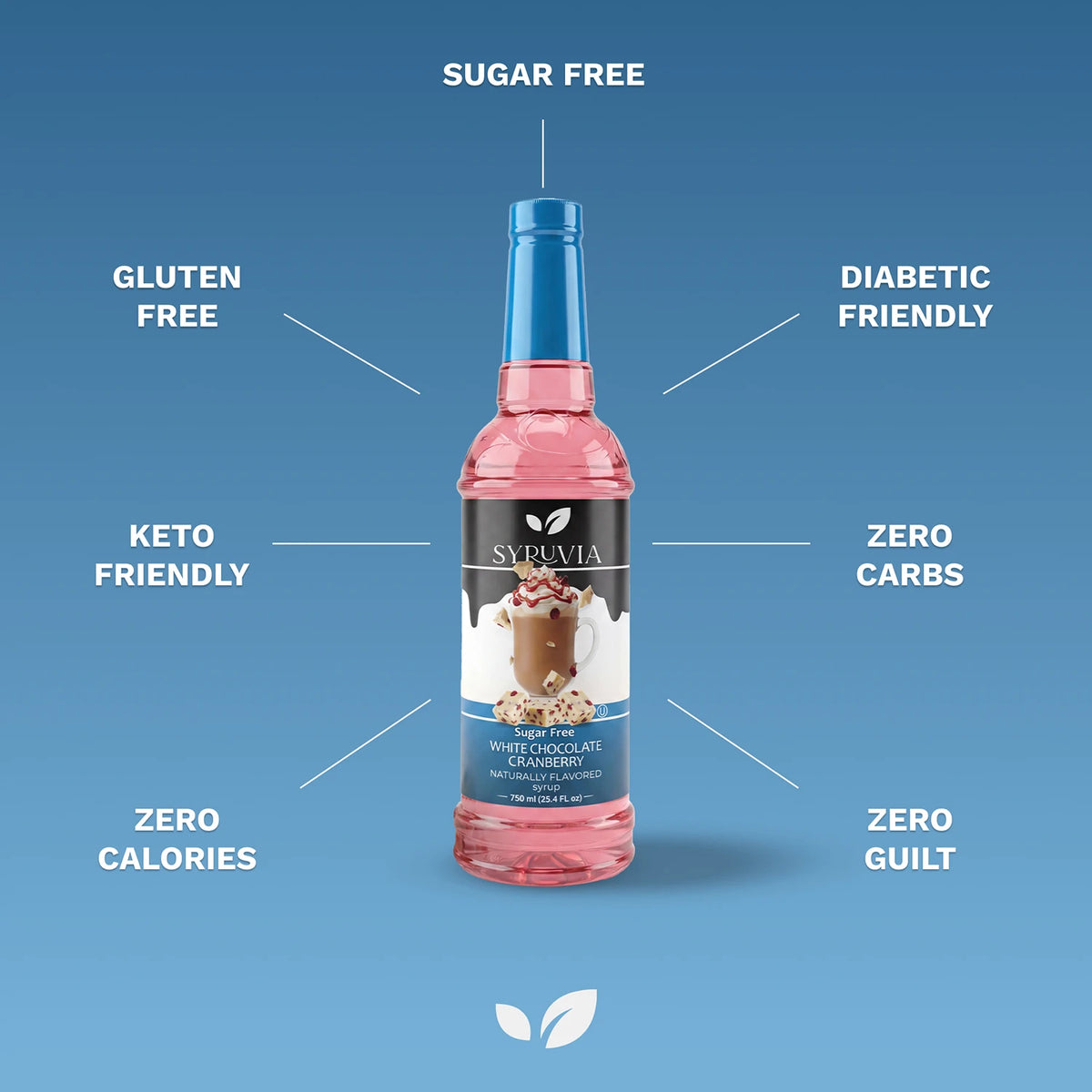 Sugar-Free White Chocolate Cranberry Syrup Syruvia