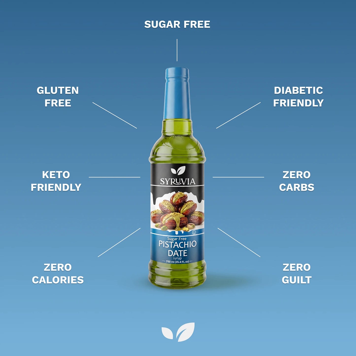 Sugar-Free Pistachio Date Syrup Syruvia