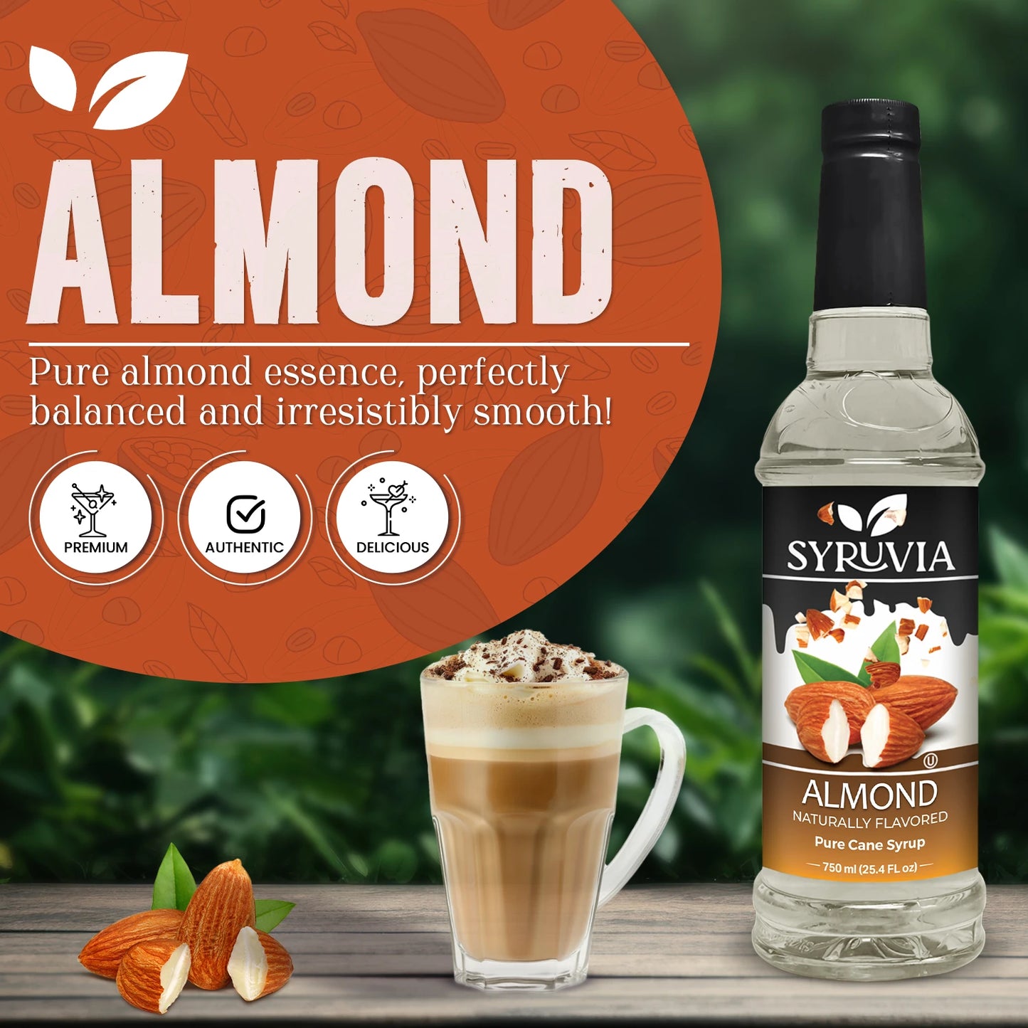 Almond Syrup Syruvia