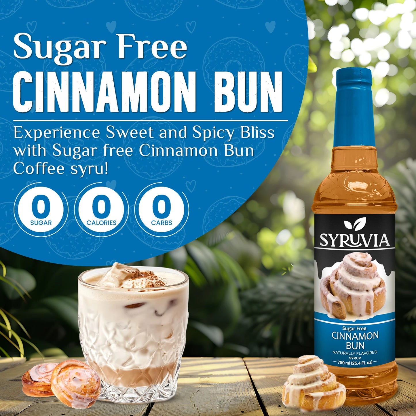 Sugar-Free Cinnamon Bun Syrup Syruvia