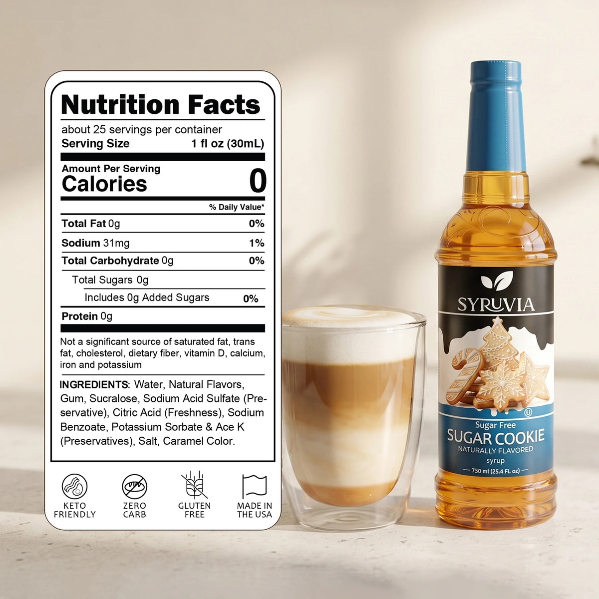Sugar Free Sugar Cookie Syrup Syruvia