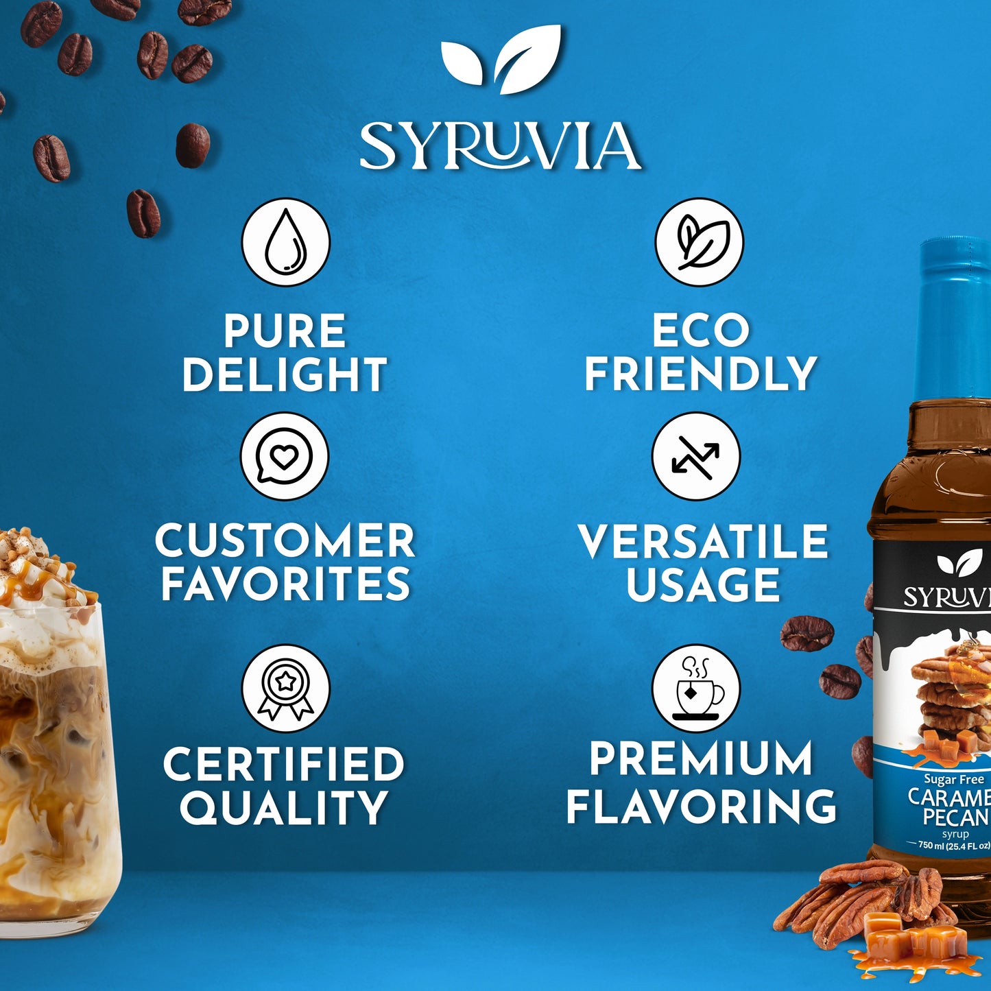 Sugar-Free Caramel Pecan Syrup Syruvia