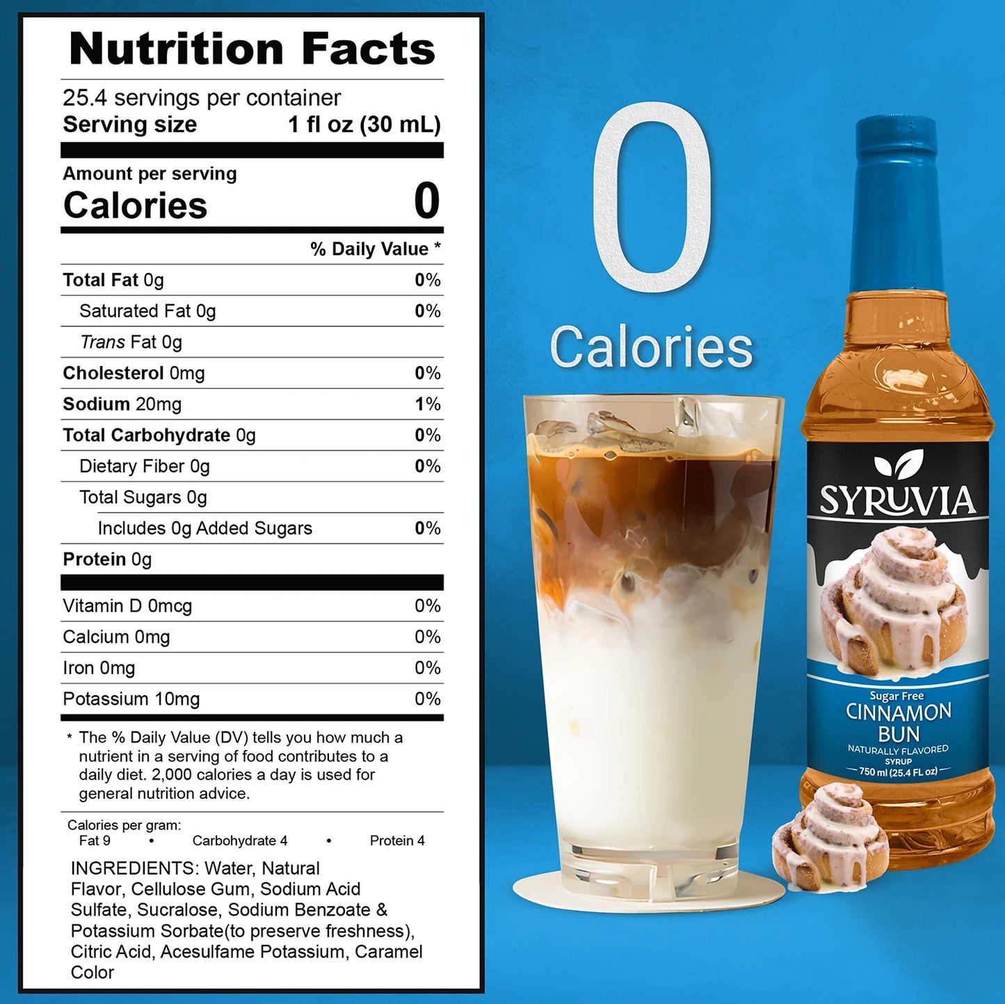 Sugar-Free Cinnamon Bun Syrup Syruvia