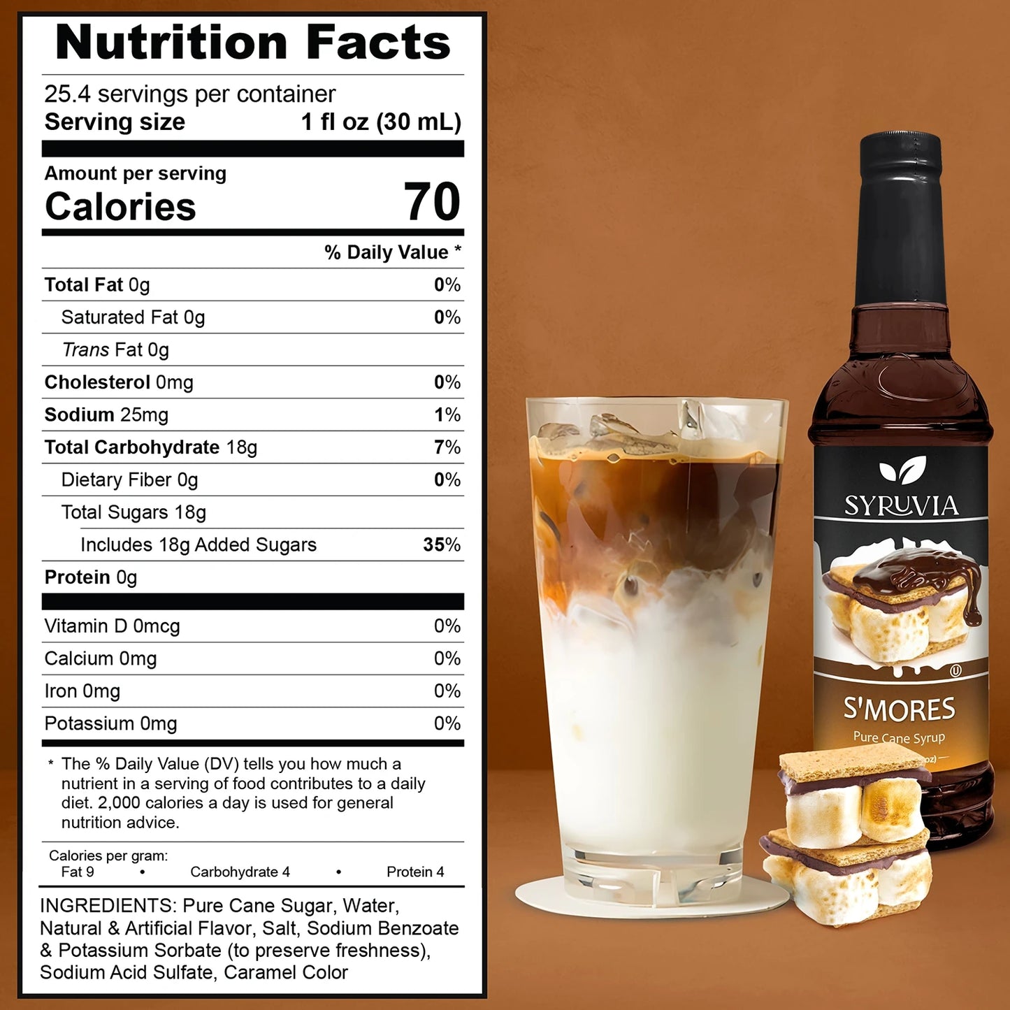 S’mores Coffee Syrup Syruvia