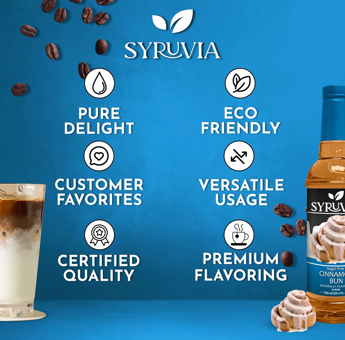 Sugar-Free Cinnamon Bun Syrup Syruvia