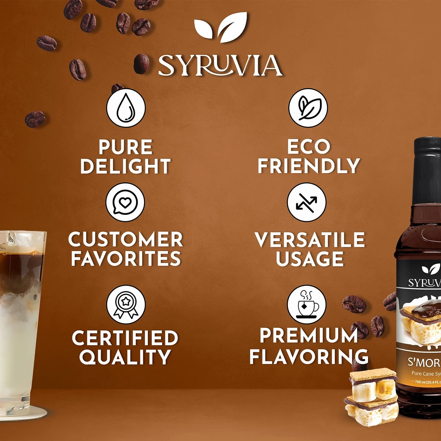 S’mores Coffee Syrup Syruvia