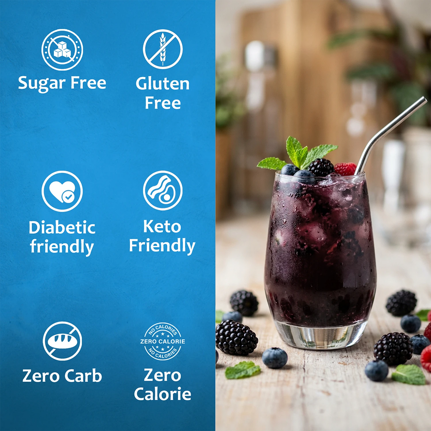 Sugar-Free Mix Berry Syrup Syruvia