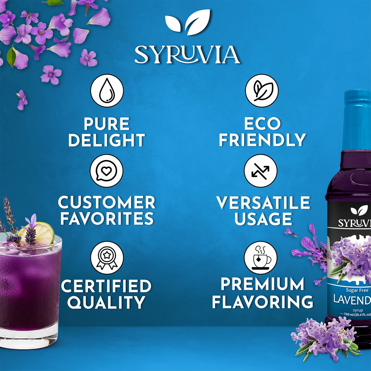 Sugar-Free Lavender  Syrup