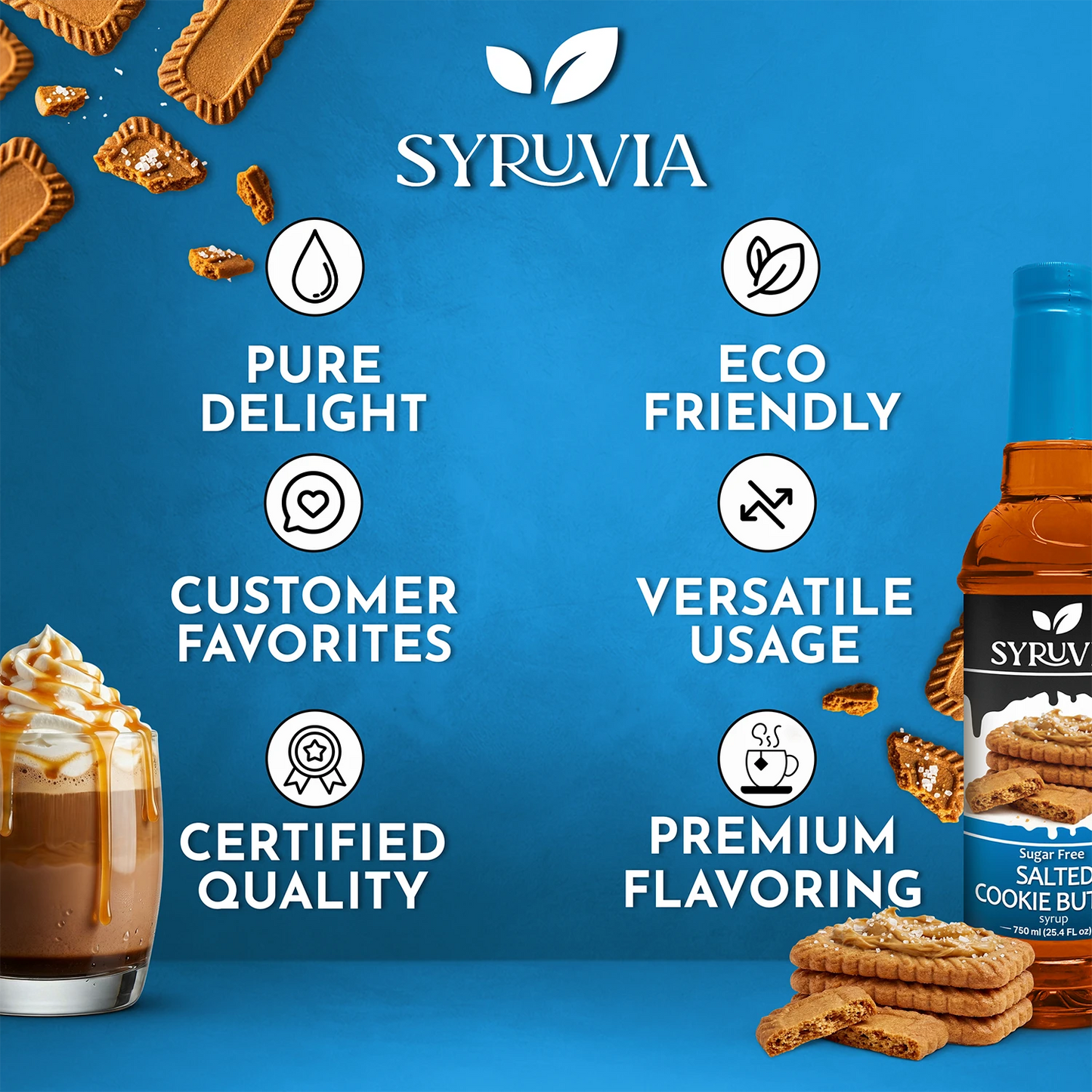 Sugar-Free Salted Cookie Butter Syrup