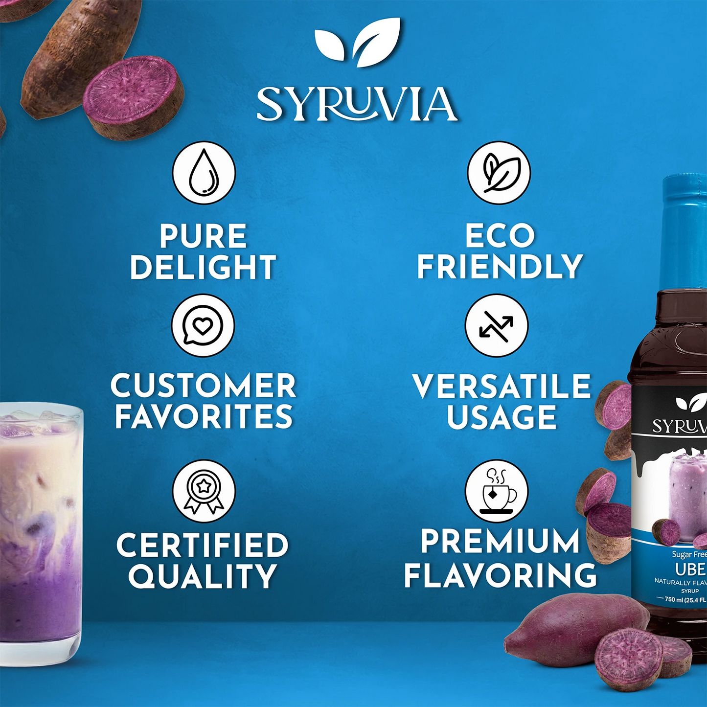 Sugar-Free Ube Syrup Syruvia
