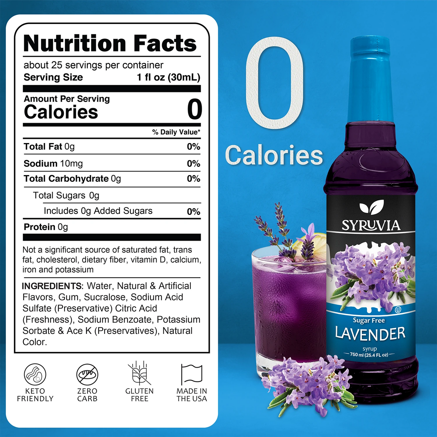 Sugar-Free Lavender  Syrup