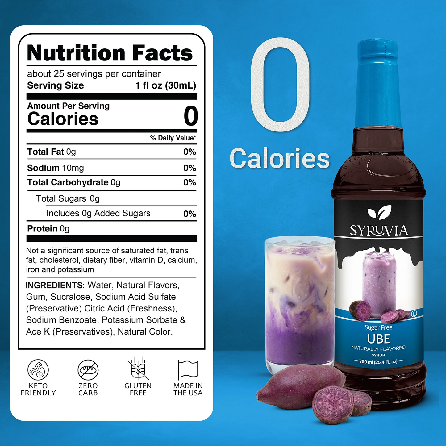 Sugar-Free Ube Syrup Syruvia