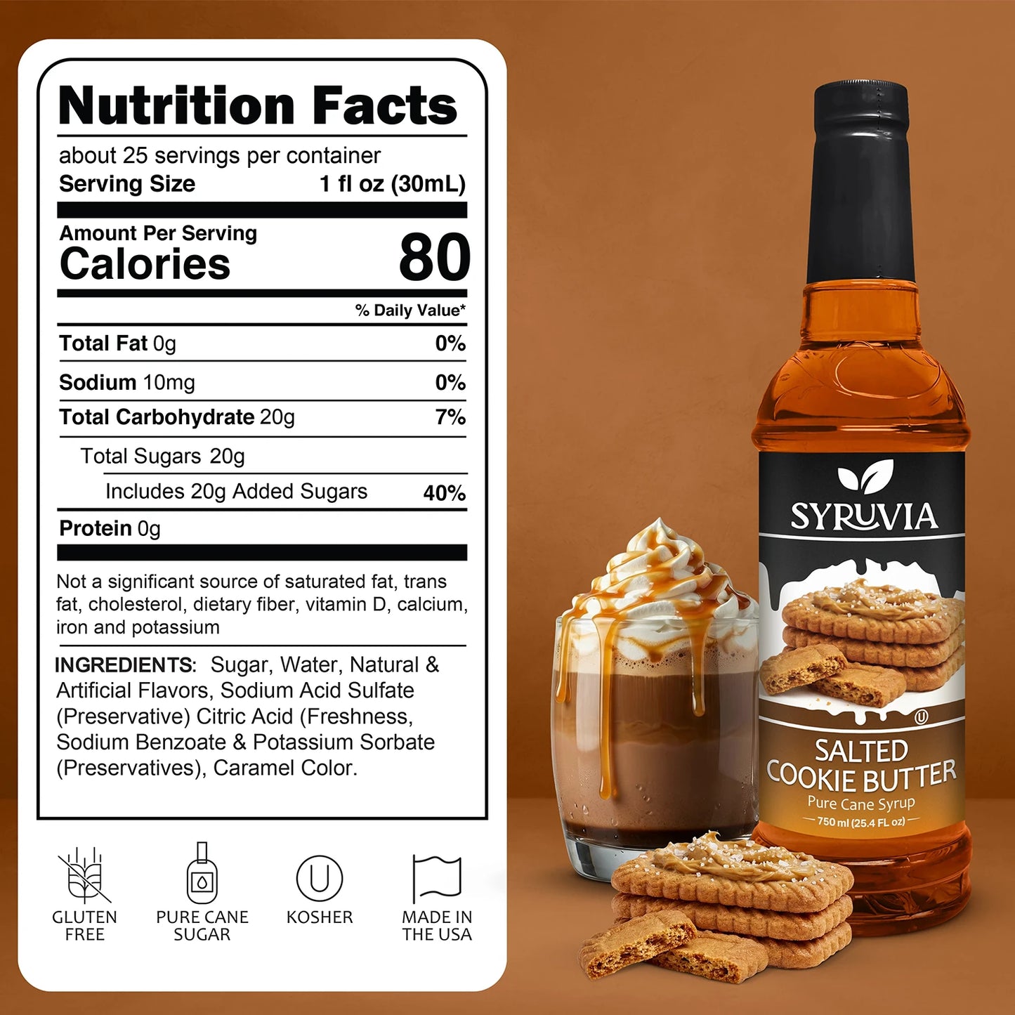 Salted Cookie Butter Syrup Syruvia