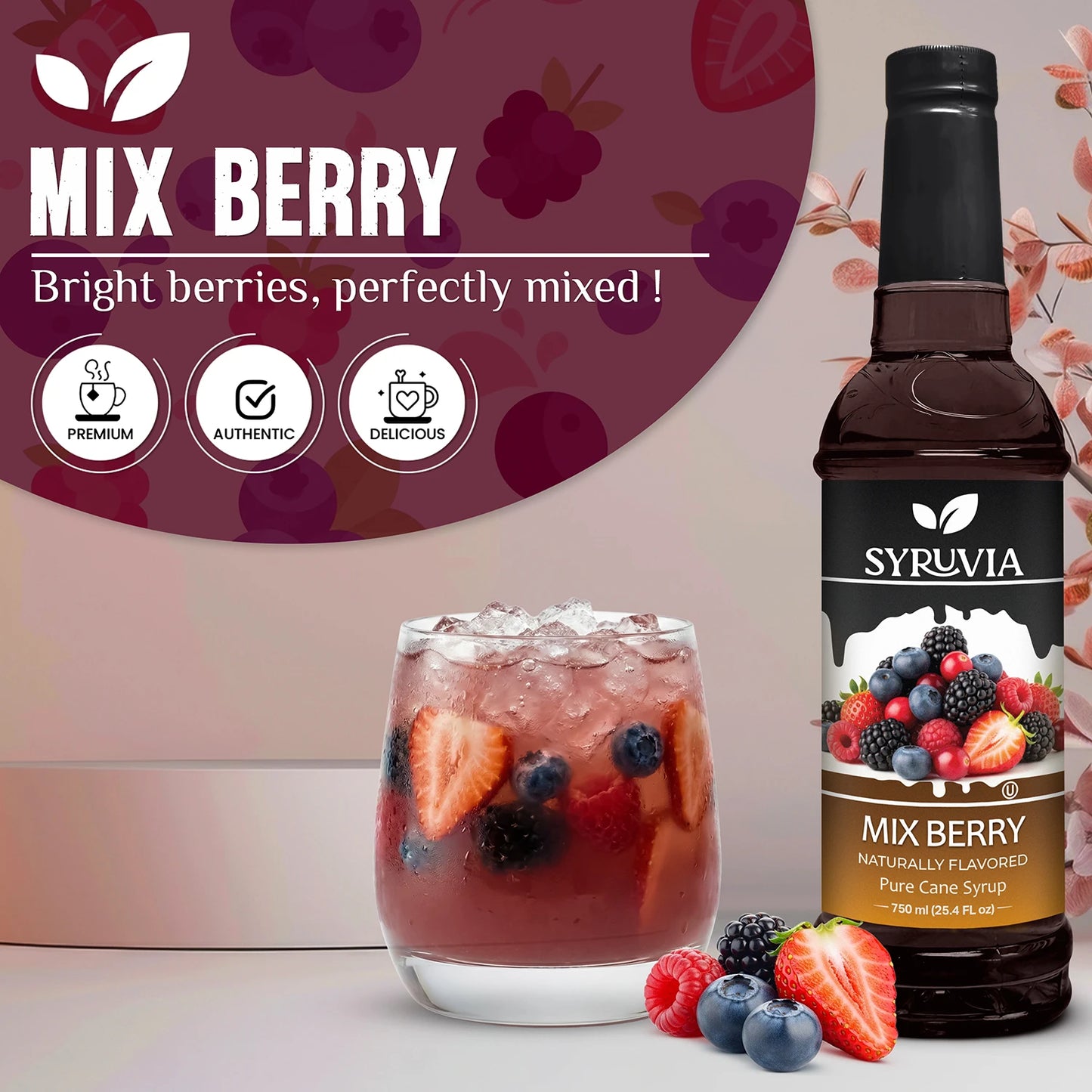 Mix Berry Syrup Syruvia