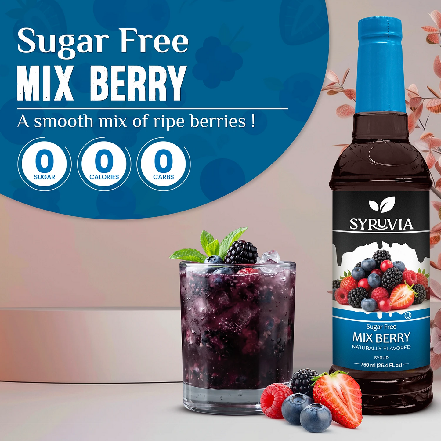 Sugar-Free Mix Berry Syrup