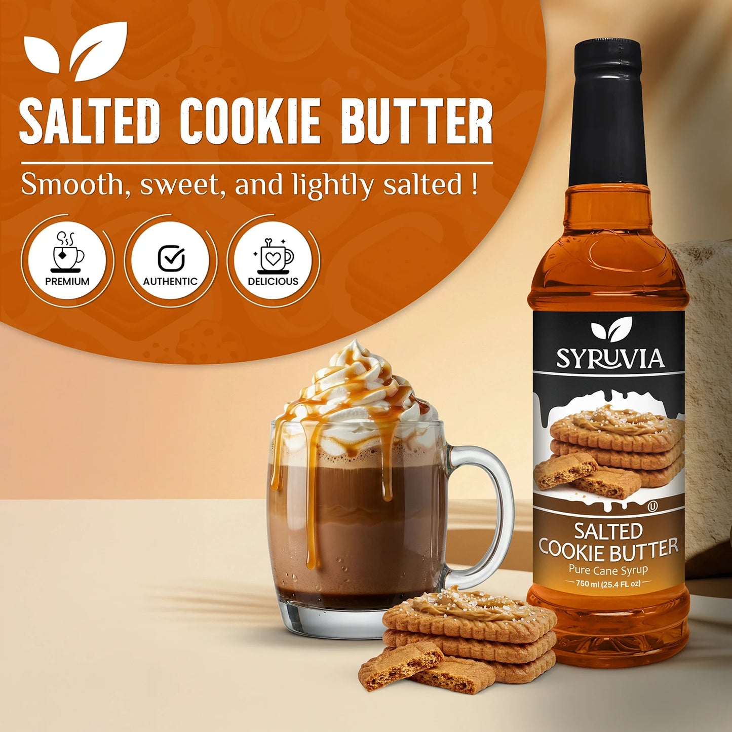 Salted Cookie Butter Syrup Syruvia