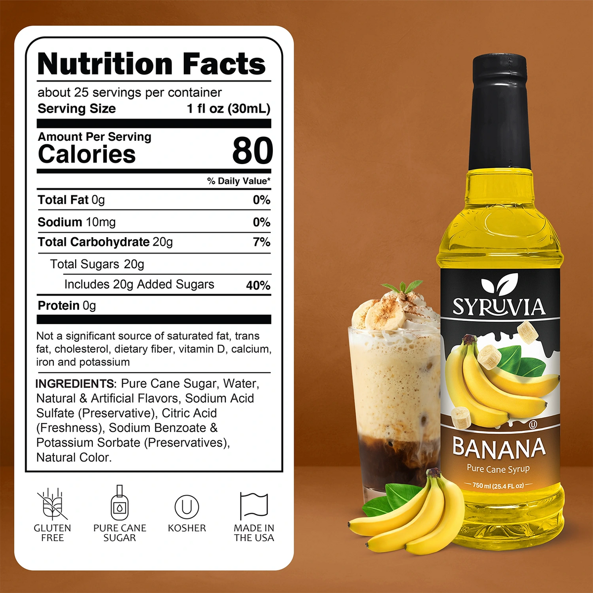 Banana Syrup Syruvia