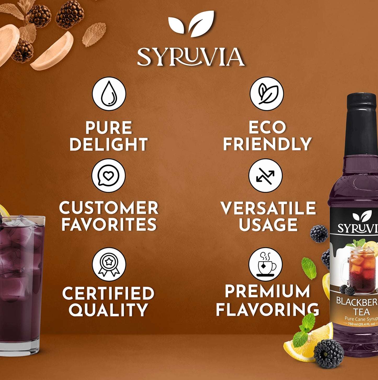 Blackberry Tea Syrup Syruvia
