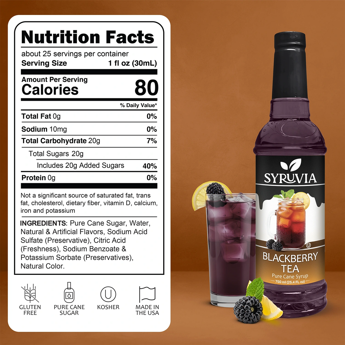 Blackberry Tea Syrup Syruvia