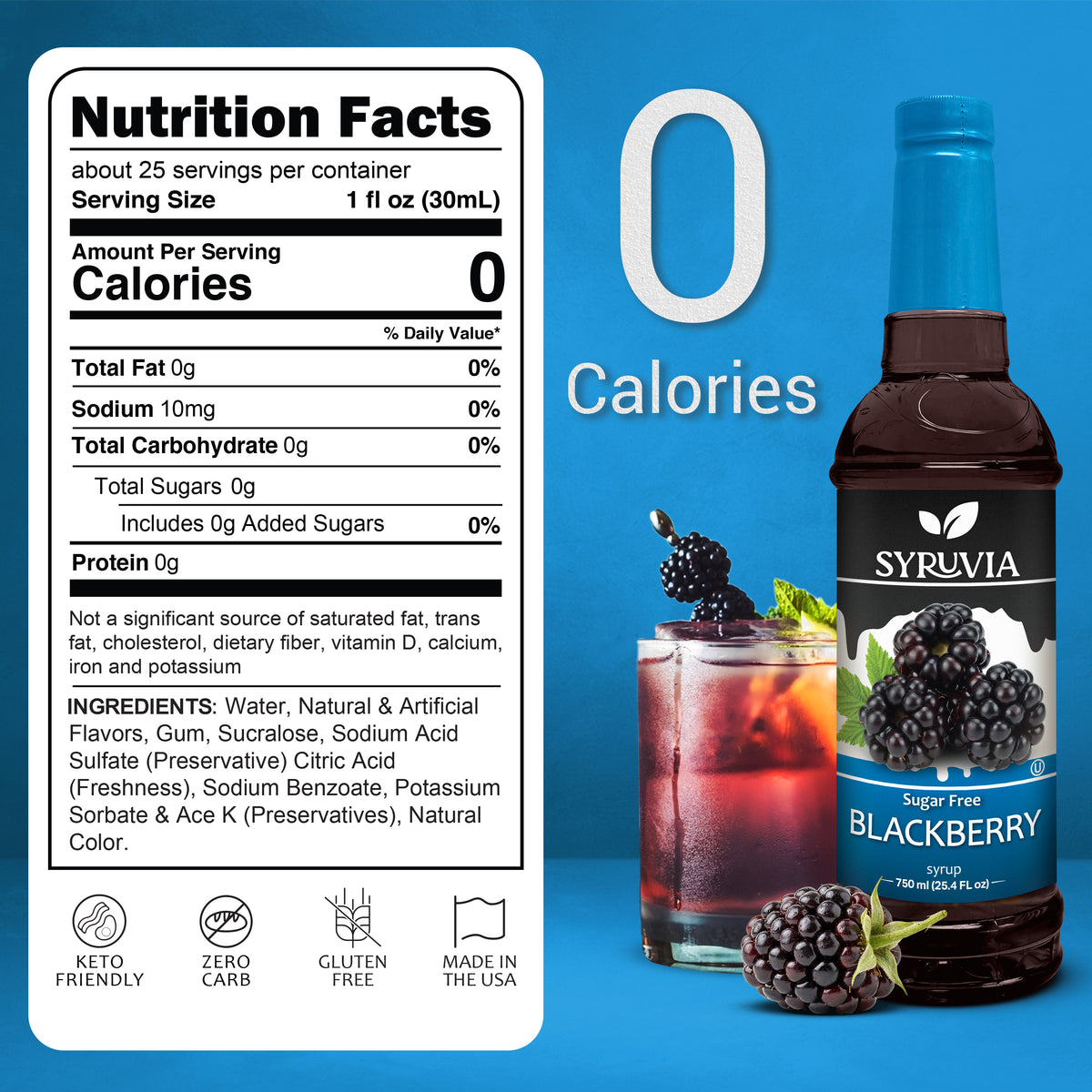 Sugar-Free Blackberry Syrup Syruvia