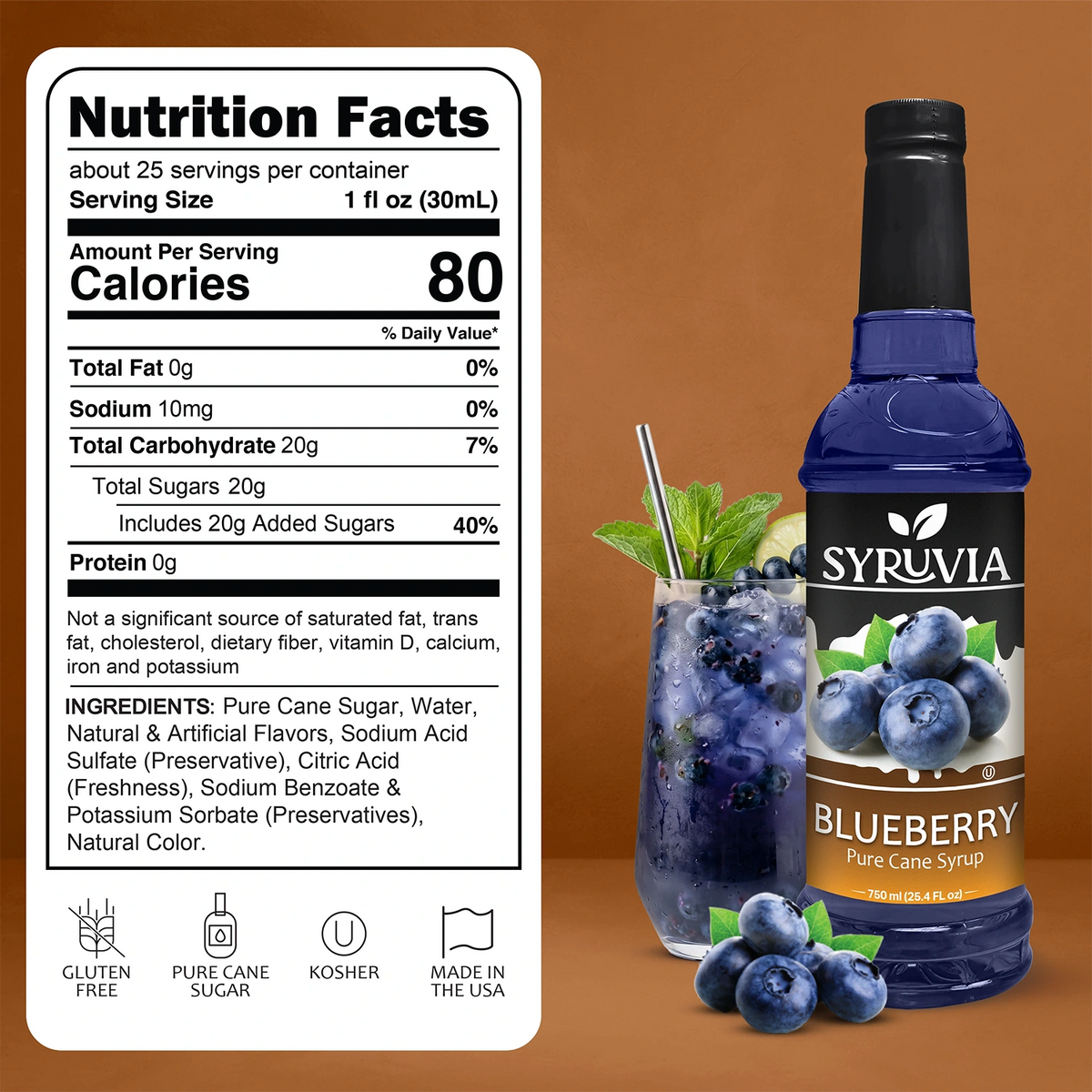 Blueberry Syrup Syruvia
