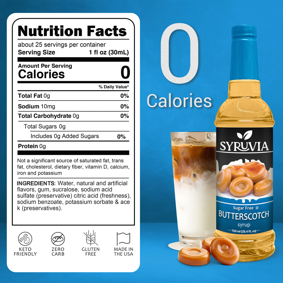 Sugar-Free Butterscotch Syrup Syruvia