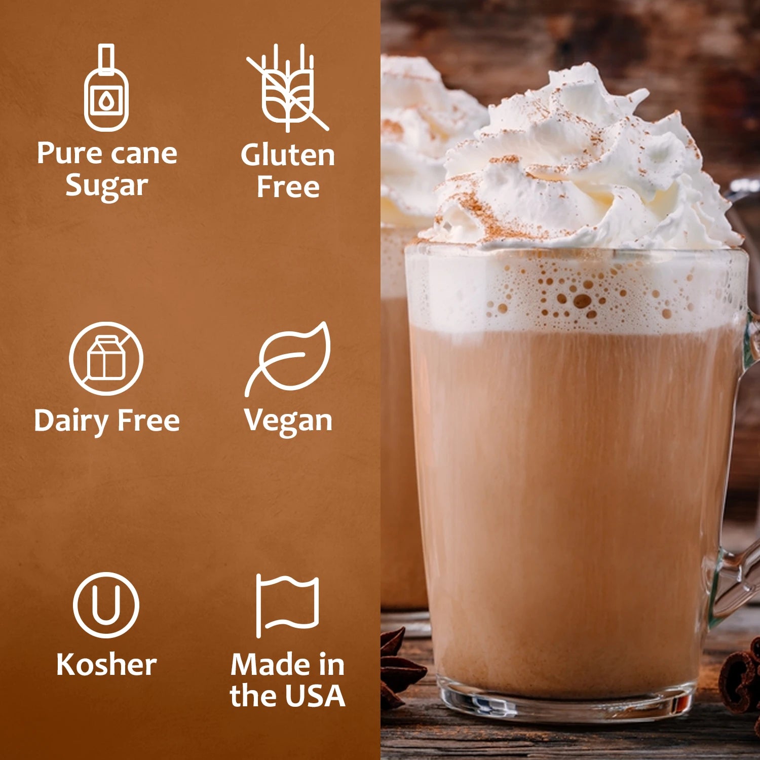 Caramel Pecan syrups for coffee