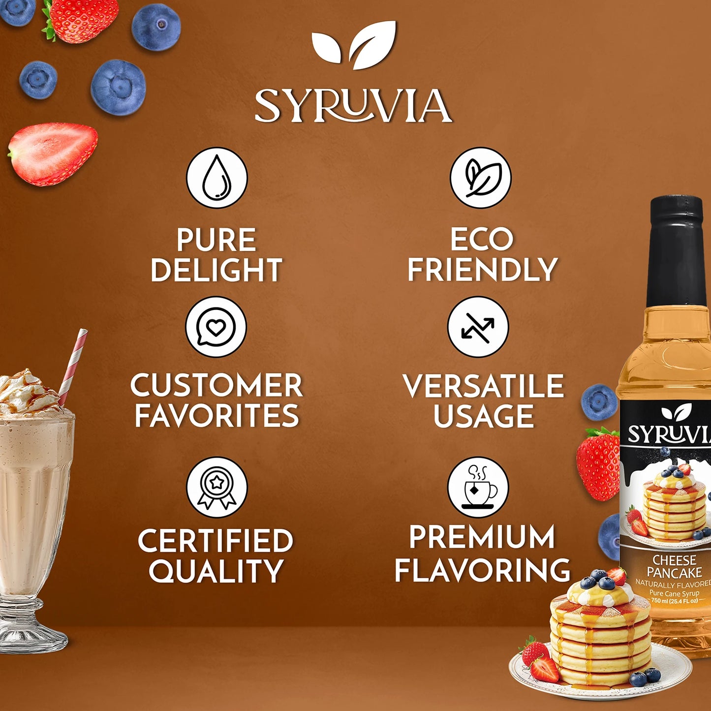 Cheese Pancake Syrup Syruvia