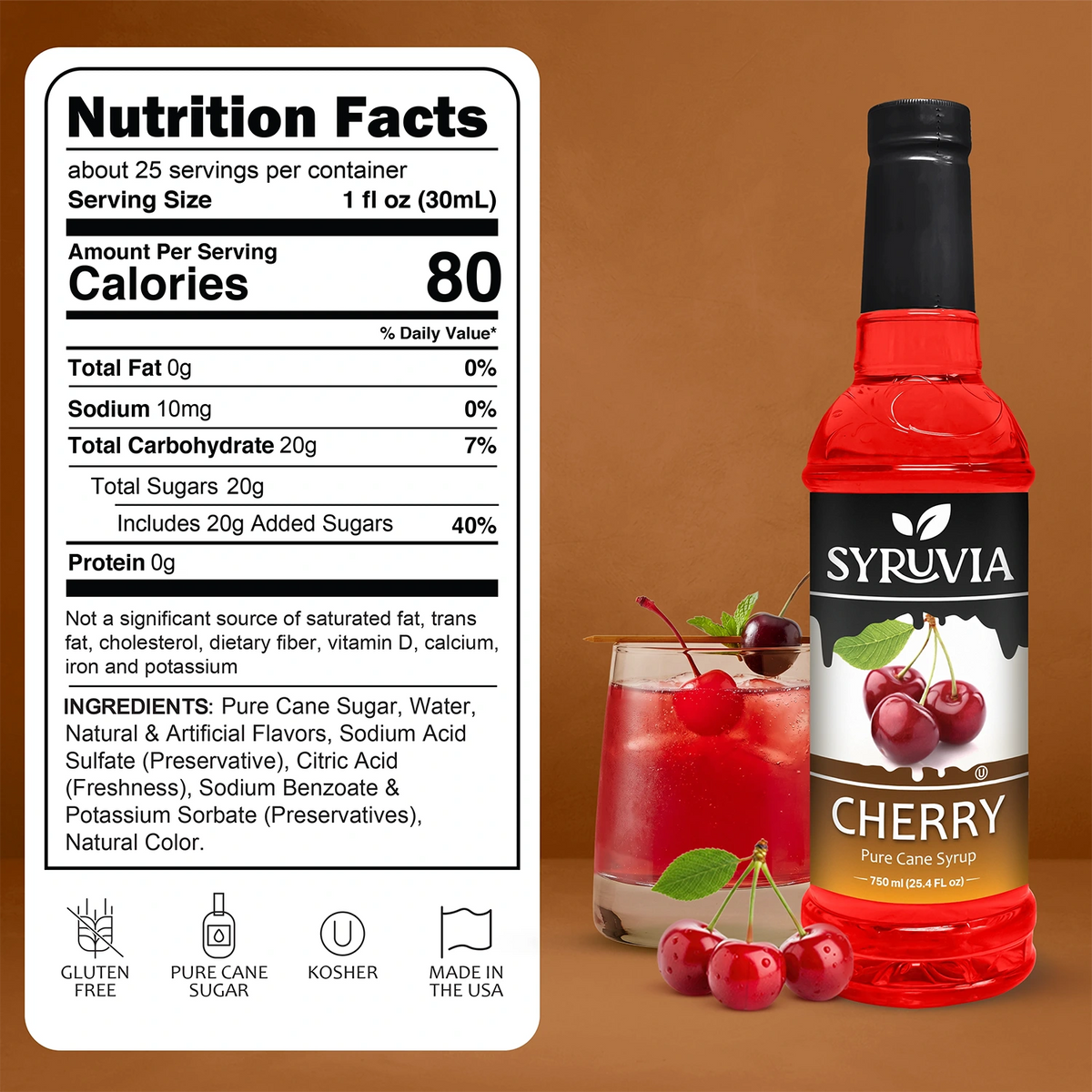 Cherry Syrup Syruvia