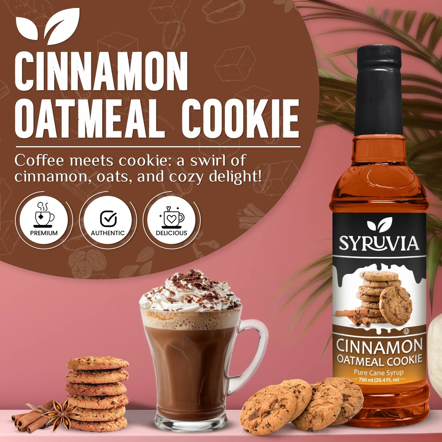 cofee Cinnamon Oatmeal Cookie coffee syrup