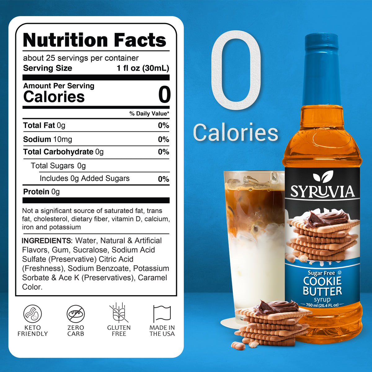 Sugar-Free Cookie Butter Syrup