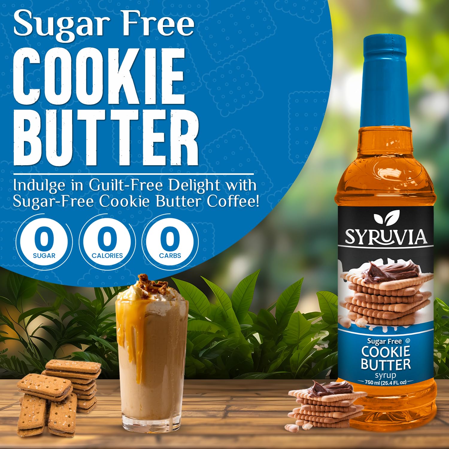 Cookie Butter coffee syrups sugar free