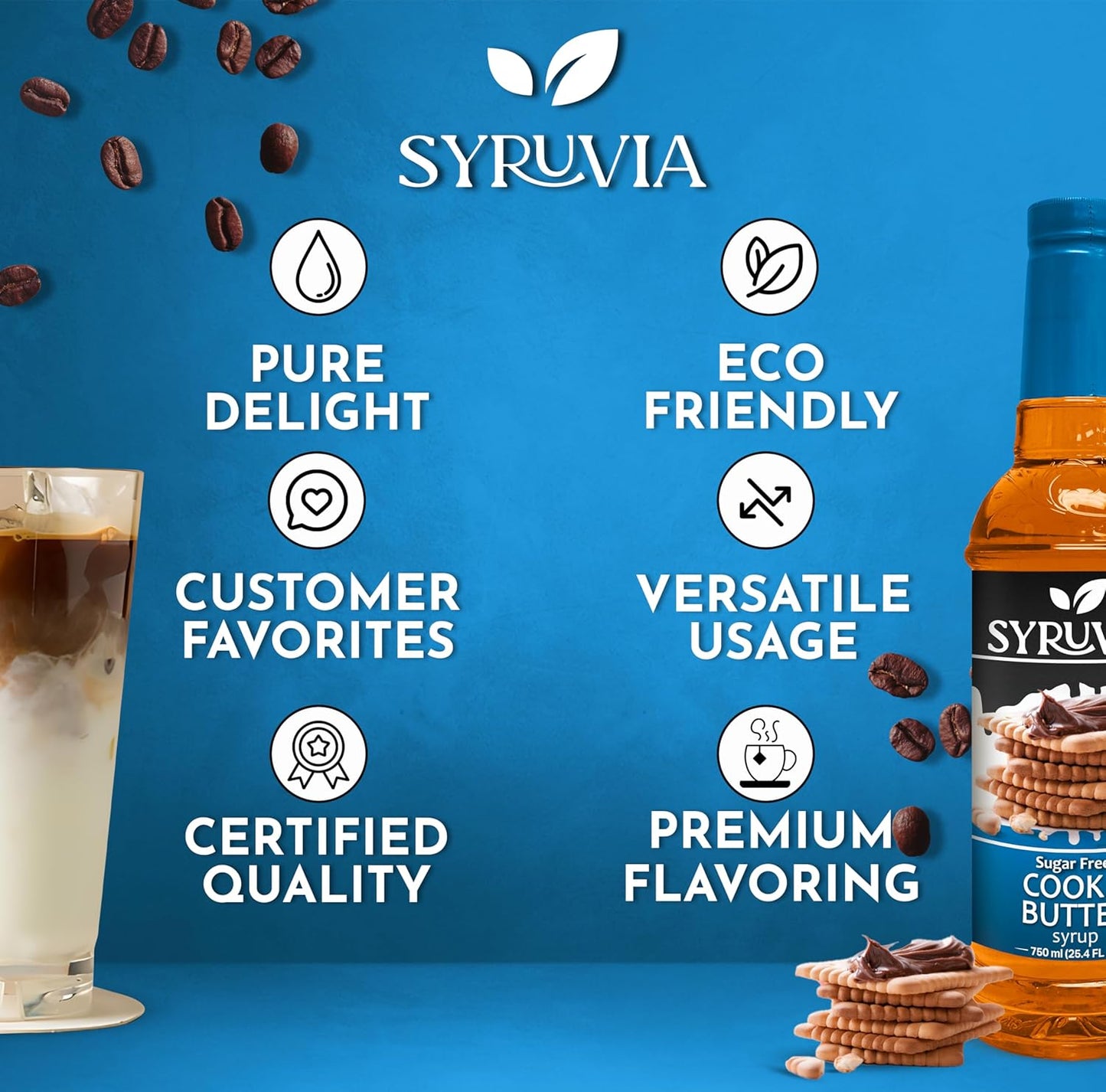 Cookie Butter sugar free syrups for coffee