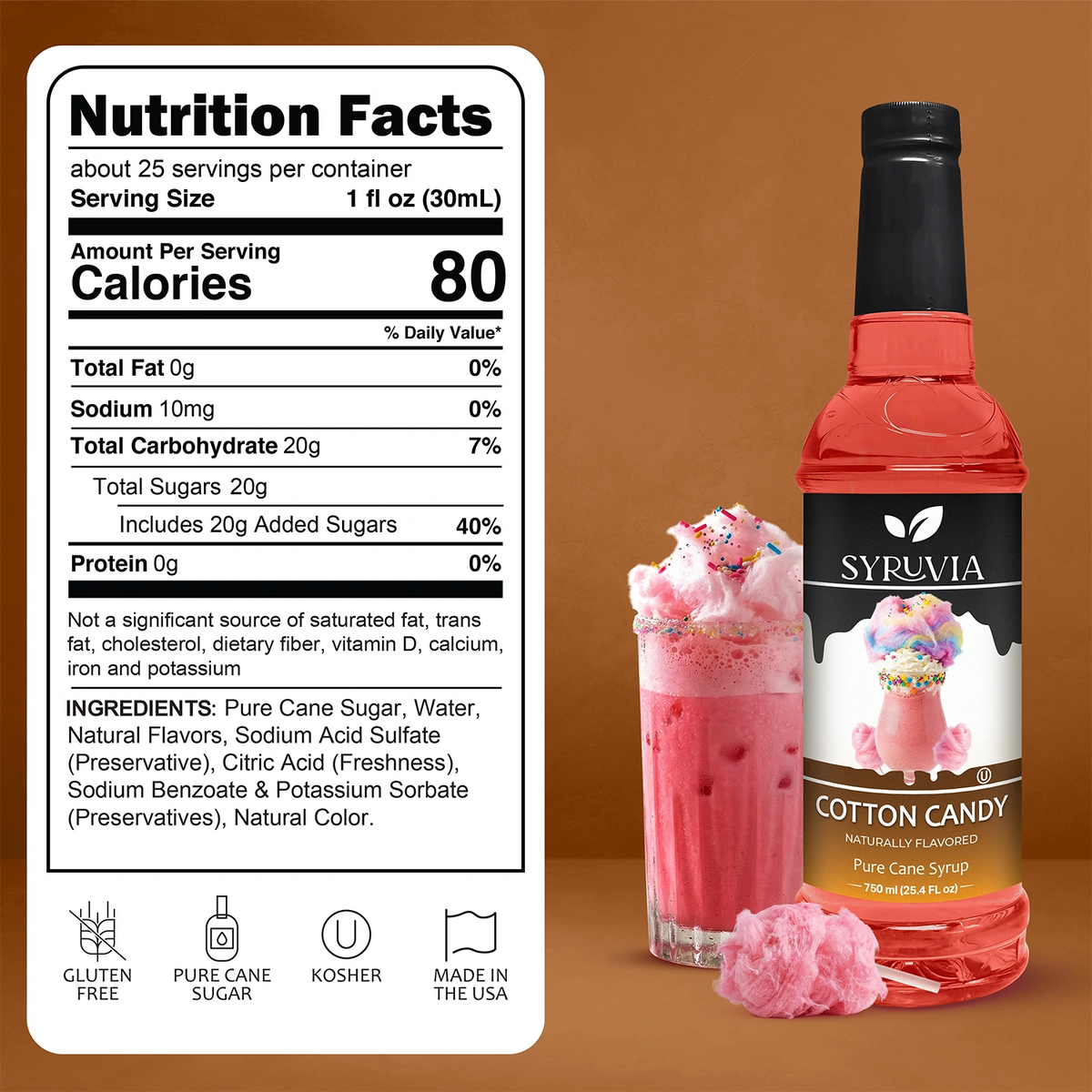 Cotton Candy Syrup Syruvia