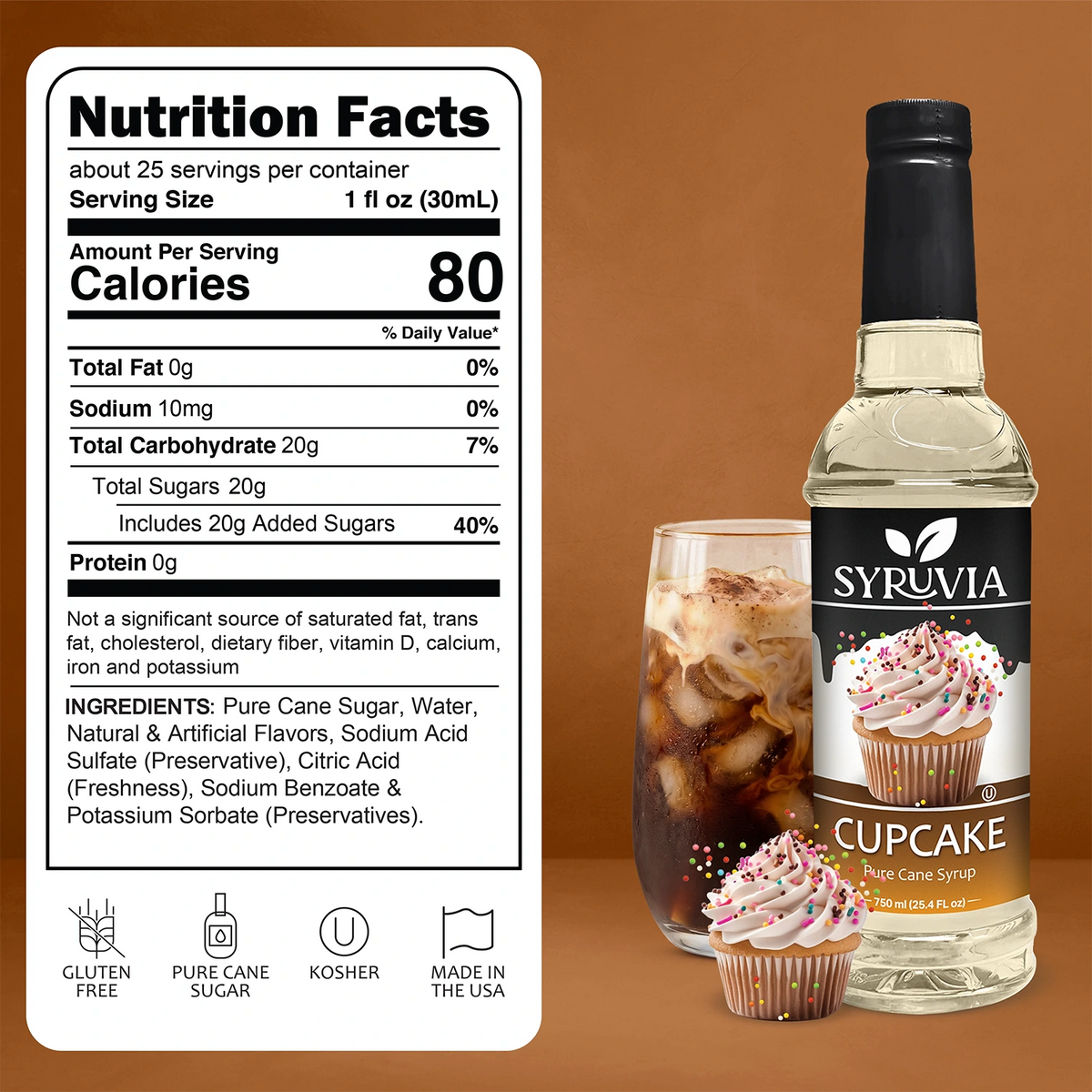 Cupcake Syrup Syruvia