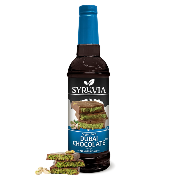 Dubai Chocolate sugar free syrup coffee