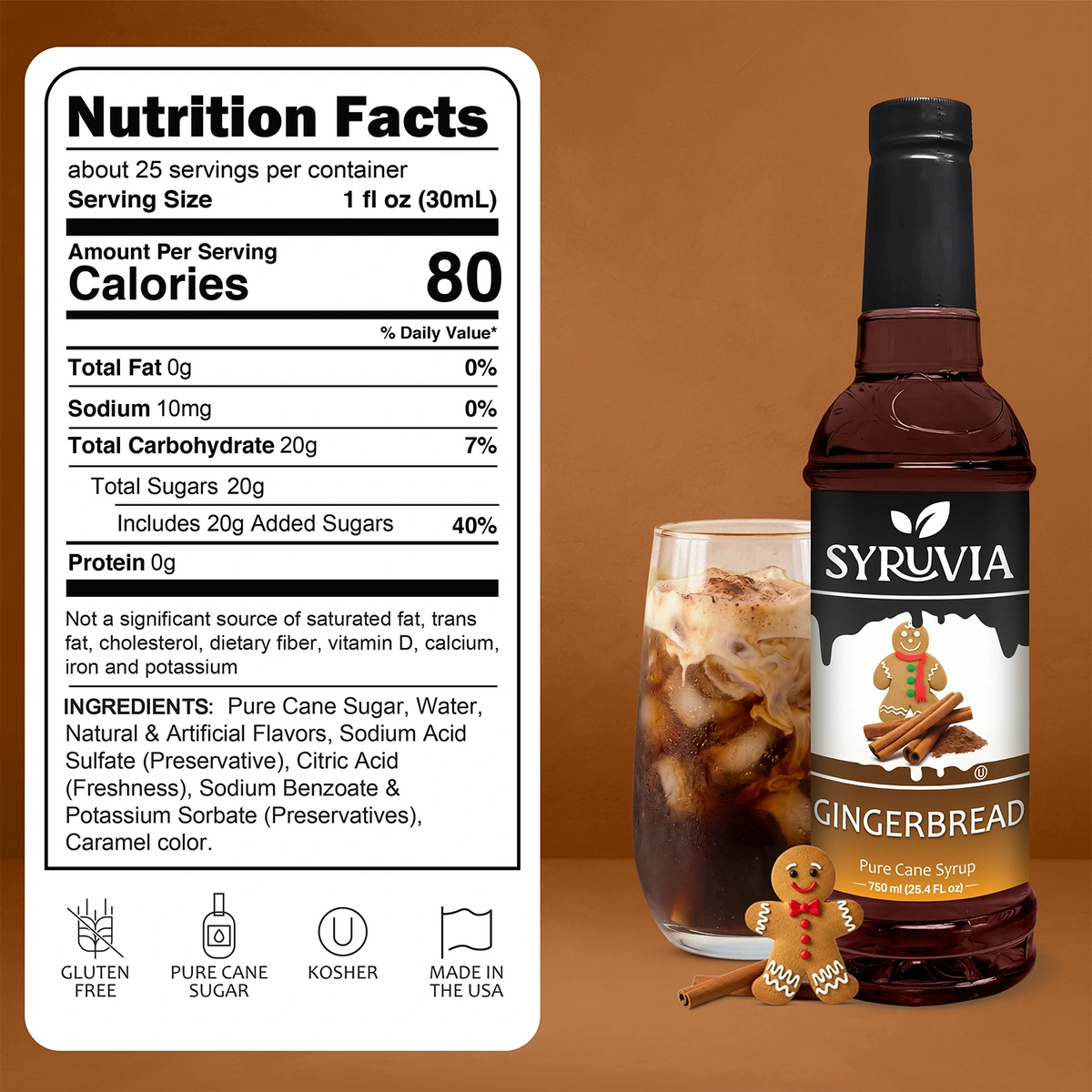 Gingerbread Syrup Syruvia