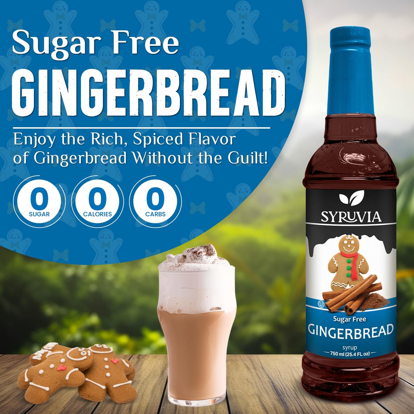 Gingerbread syrups for coffee