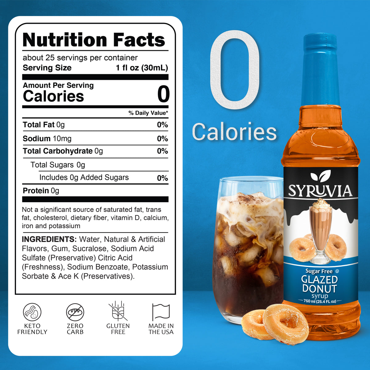 Sugar-Free Glazed Donut Syrup Syruvia