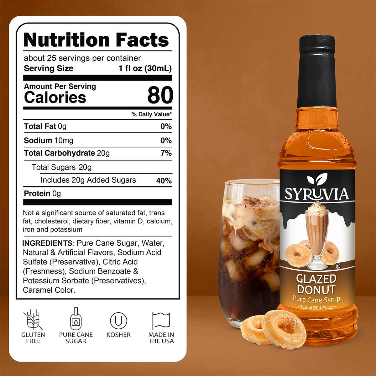 Glazed Donut Syrup Syruvia