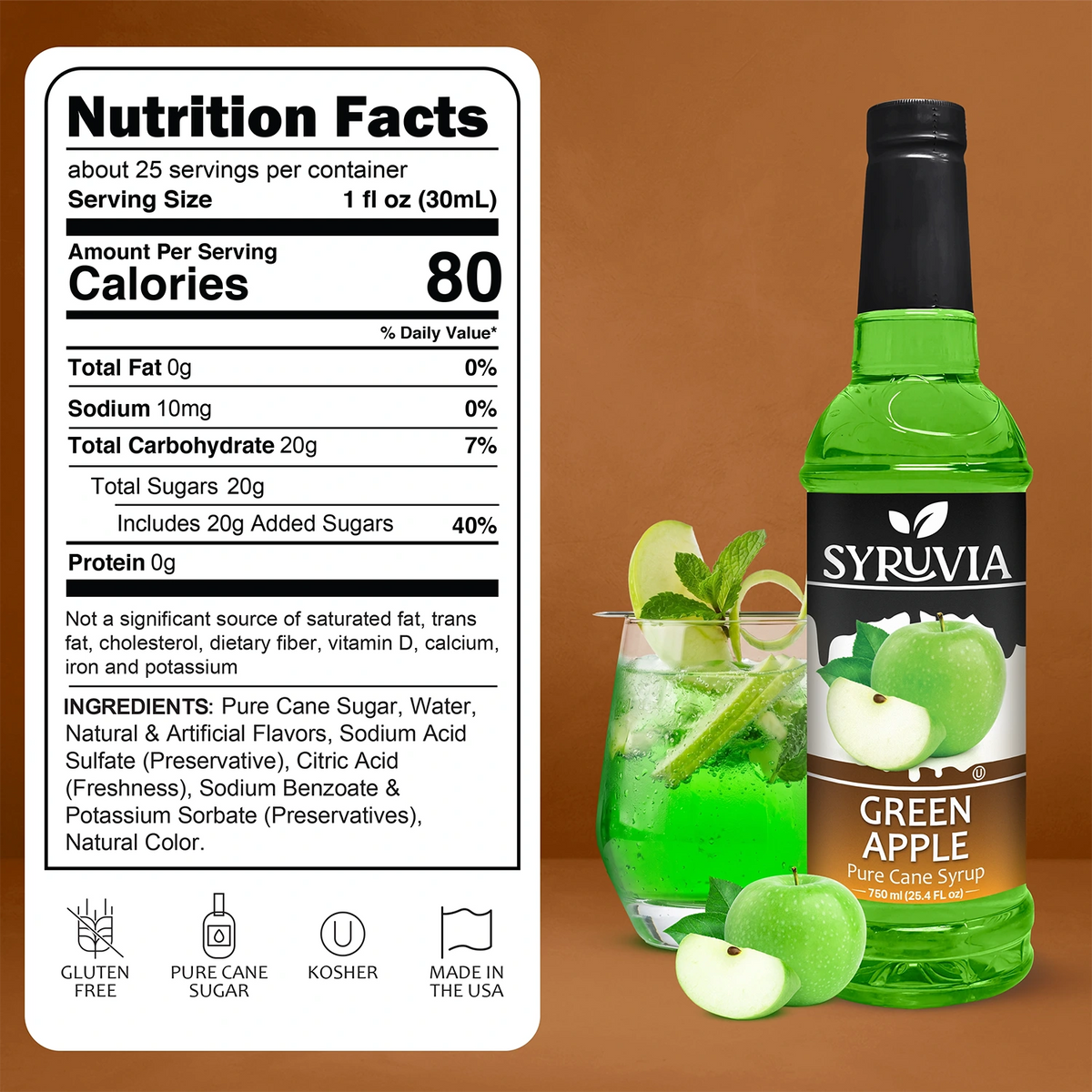 Green Apple Syrup Syruvia