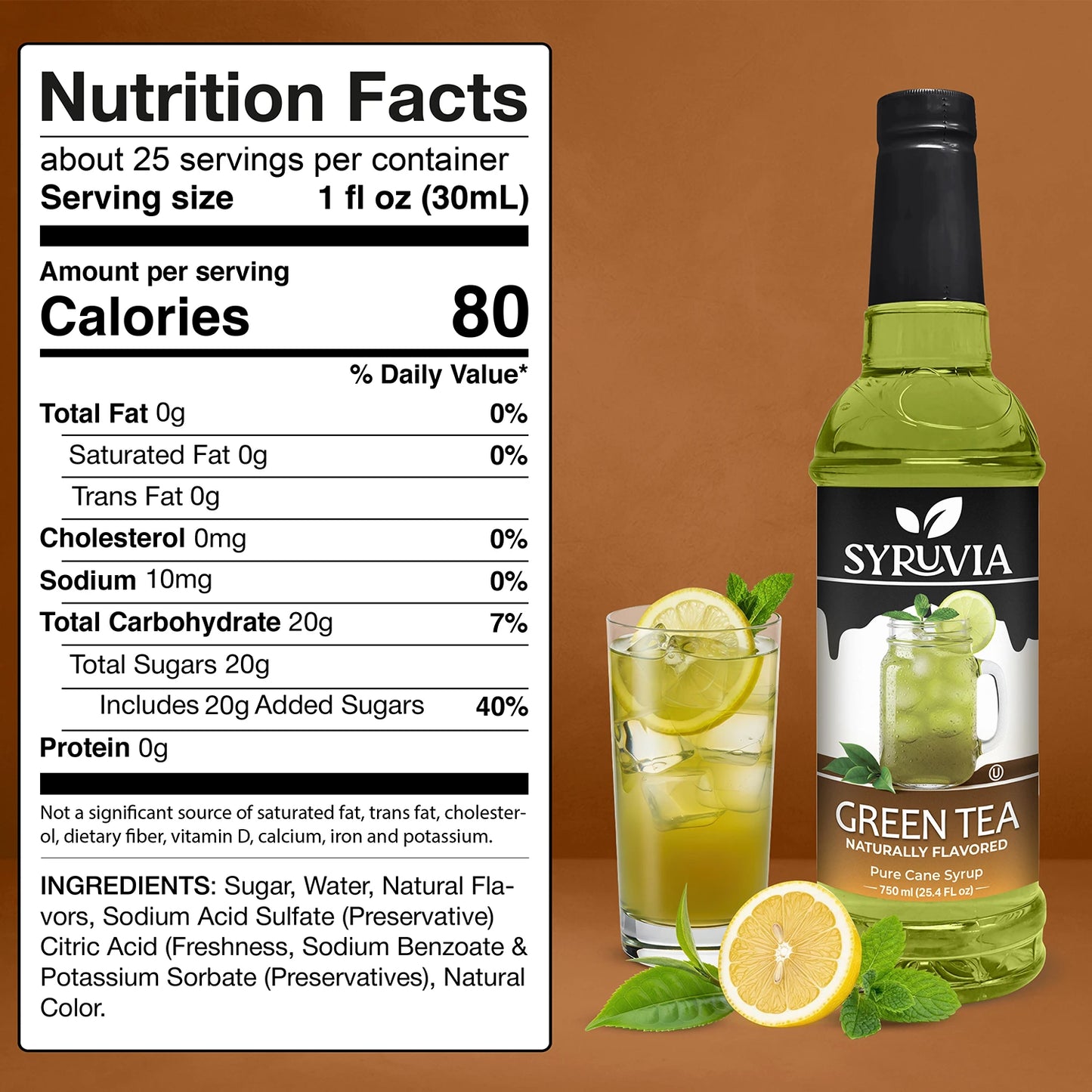 Green Tea Syrup Syruvia