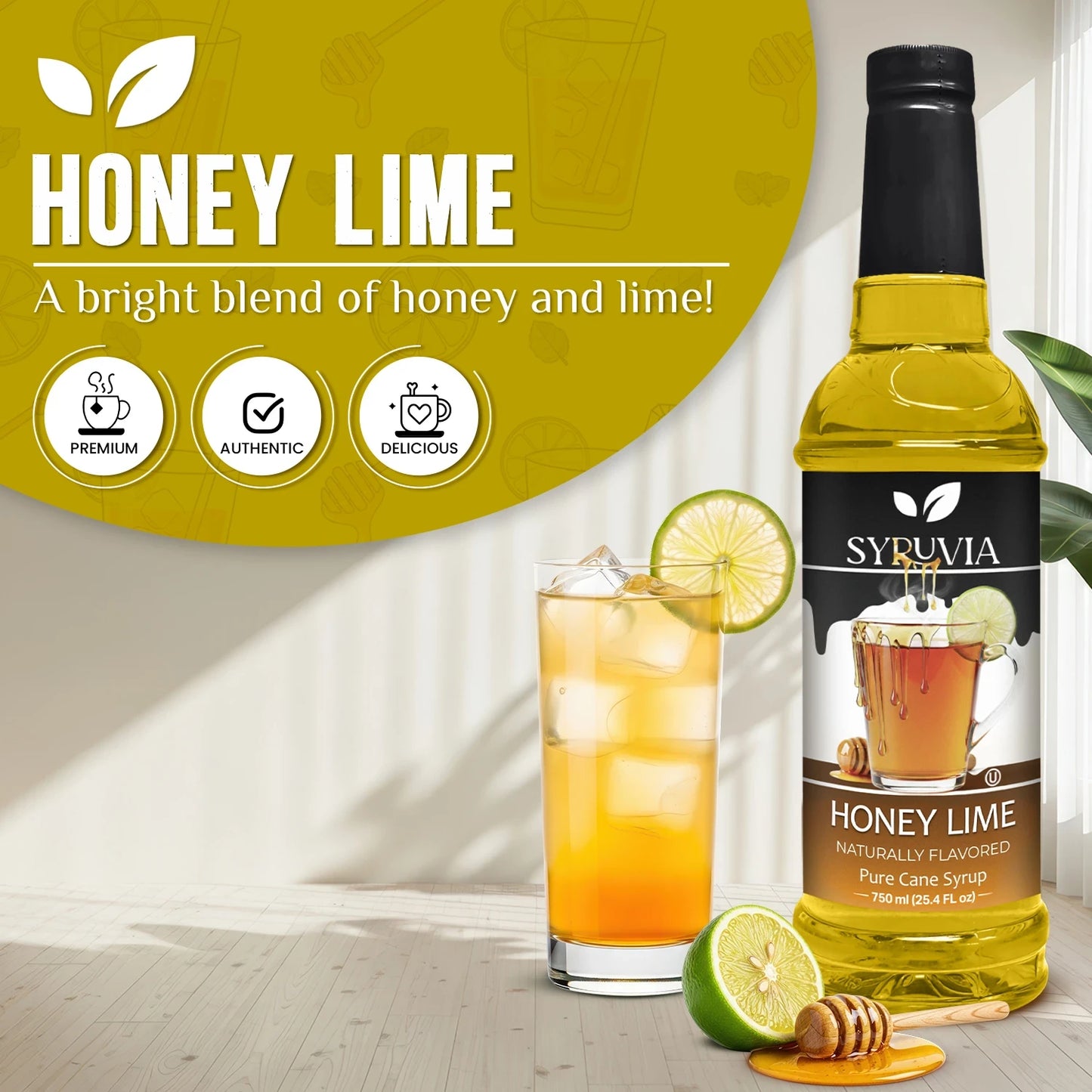 Honey Lime Syrup Syruvia