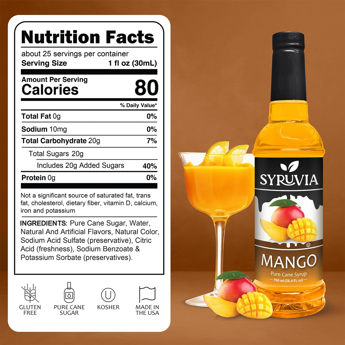 Mango Syrup Syruvia