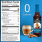 Nutrition Facts Gingerbread syrups for coffee
