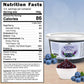 Nutrition facts Blueberry Flavored Boba