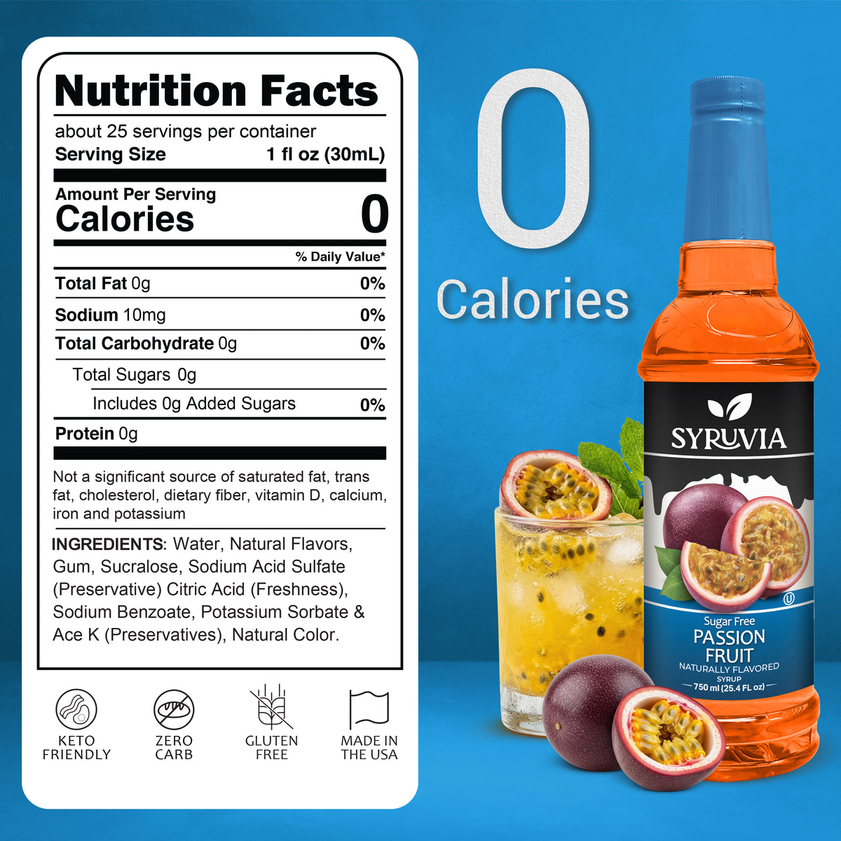 Sugar-Free Passion Fruit Syrup